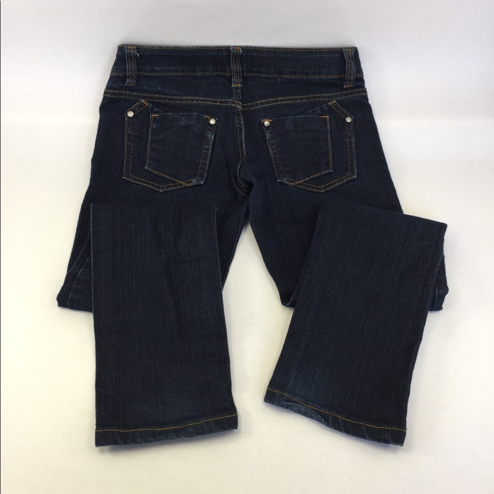 Sz 29 Gucci Italy Dark Wash Skinny Straight Jeans